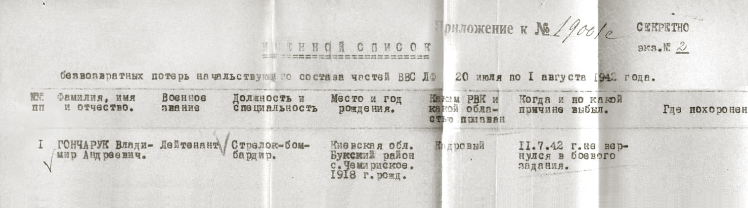 Гончарук Владимир Андреевич — документ 2