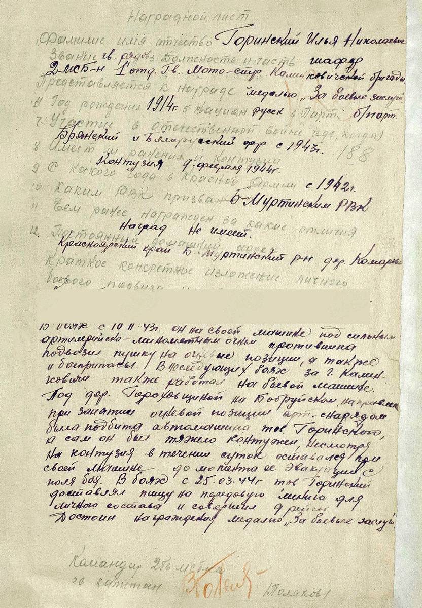 Горенский Илья Николаевич — документ 2