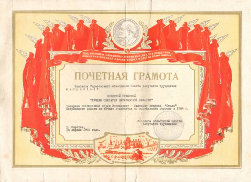 Колесникова Мария Васильевна — документ 1