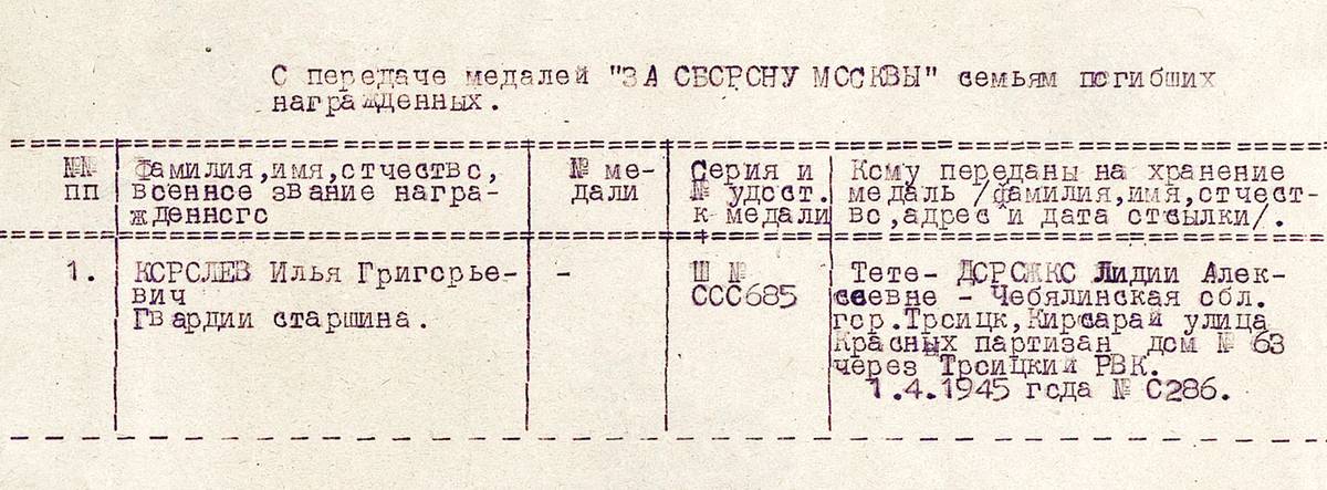 Королев Илья Григорьевич — документ 3