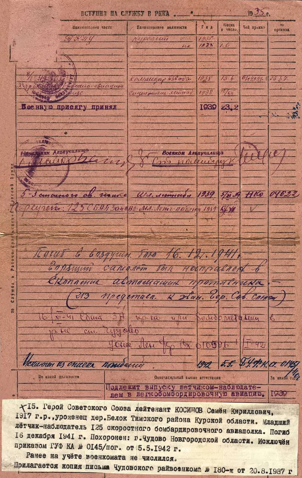 Косинов Семен Кириллович — документ 3