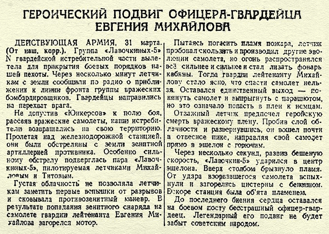 Михайлов Евгений Витальевич — документ 1