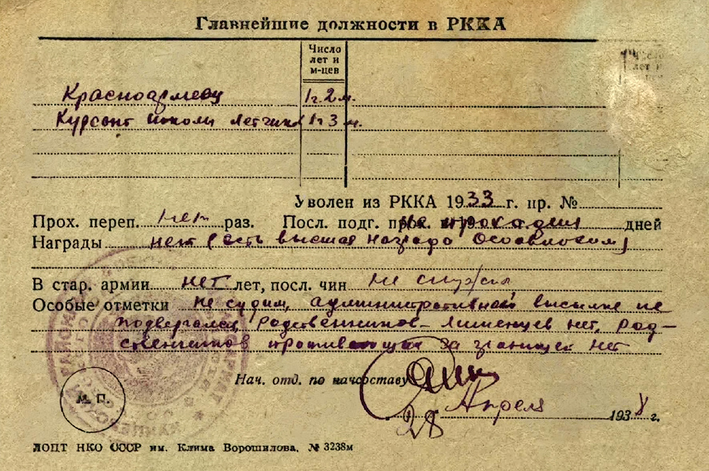 Овсянников Иван Демидович — документ 4