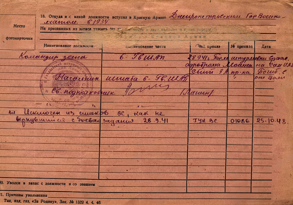 Орленко Иван Павлович — документ 2
