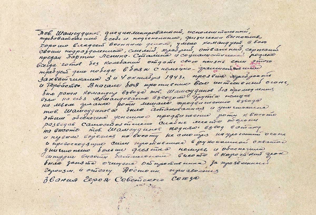 Шамсудинов Парафудин — документ 2